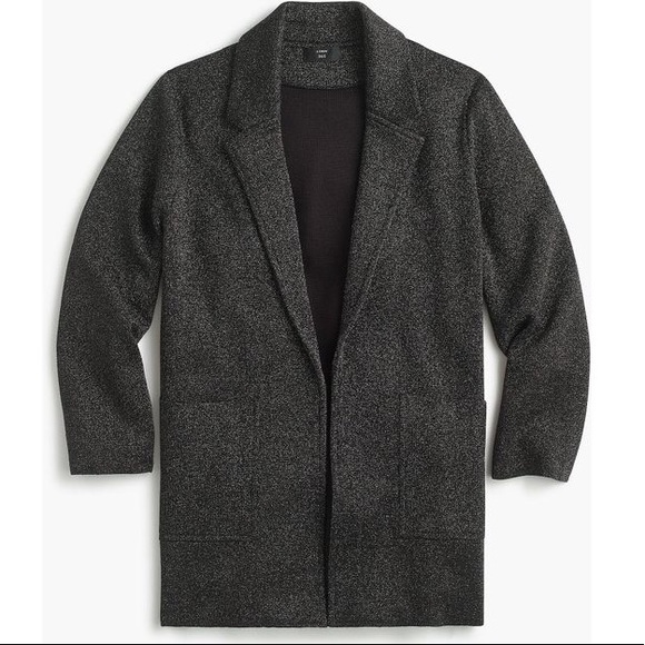 J. Crew Jackets & Blazers - NWT J.Crew Sophie Sparkly Open Sweater Blazer